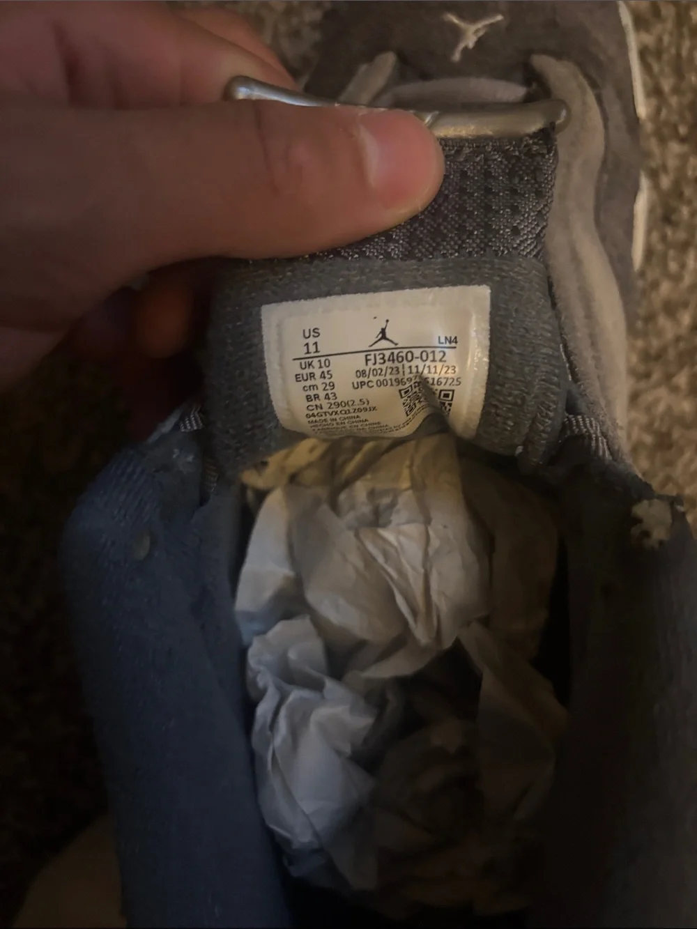 Jordan 14s cool gray color way